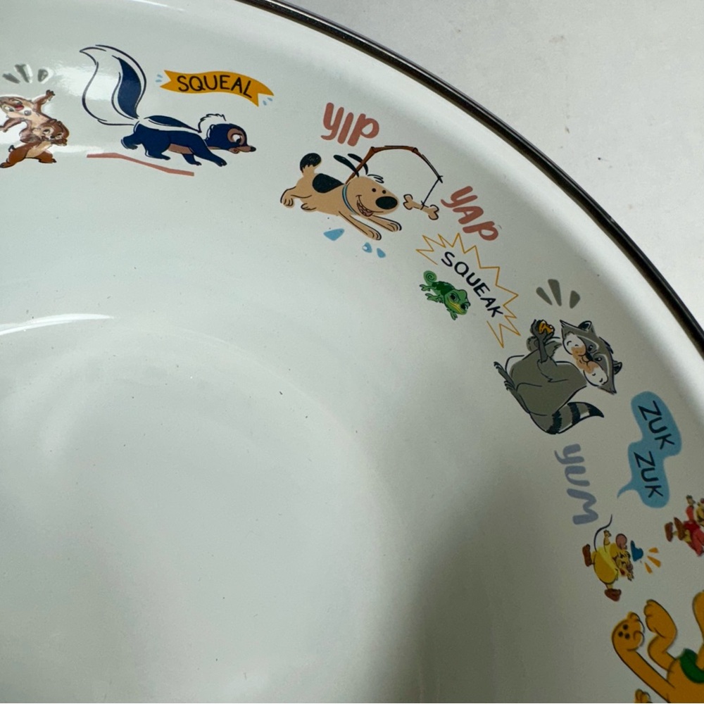 NWT. Disney Critters Enamel Bowl. Metal bowl with enamel coating. - Picture 6 of 9